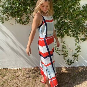 NEW Ann Taylor size 6 multicolored striped dress